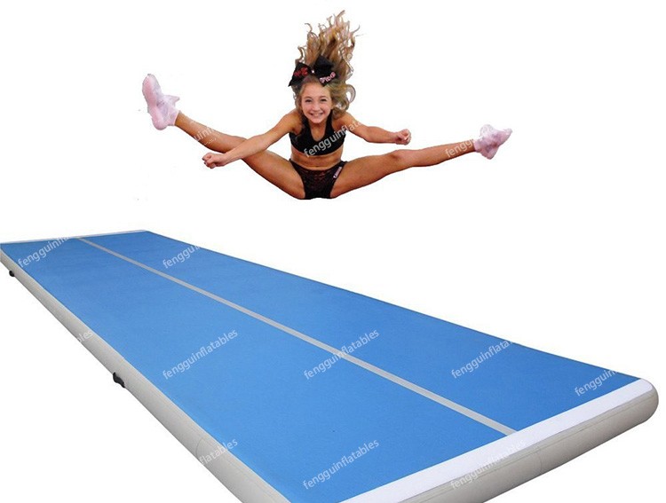 inflatable Blue Gymnastics Mat